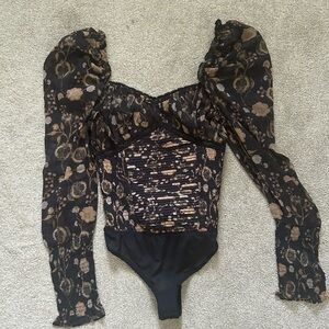 NWT Free People bodysuit